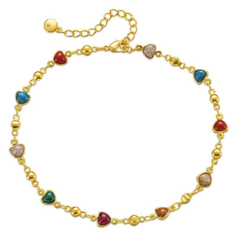 Herz Anhänger Fußkette Brehn