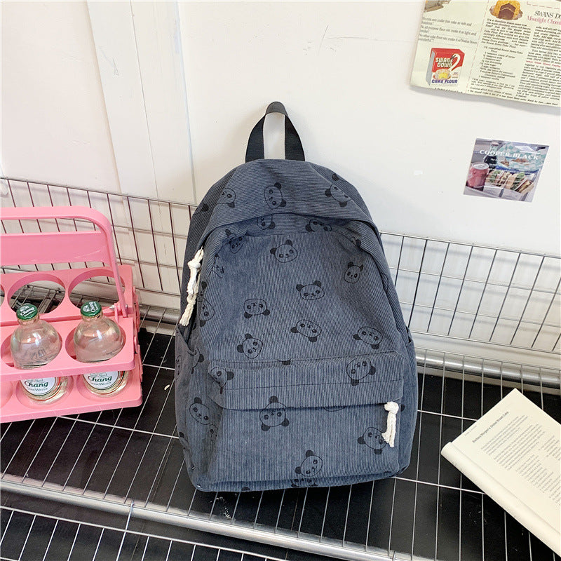Lässiger Rucksack mit Pandamotiv Brehn