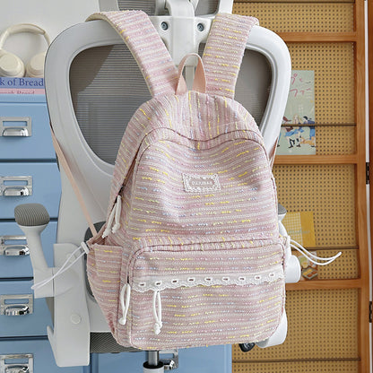 Strukturierter legerer Rucksack Brehn