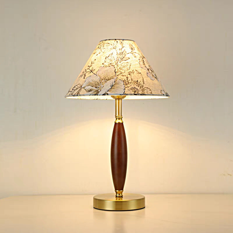 Florale Akzent Tischlampe