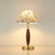 Florale Akzent Tischlampe