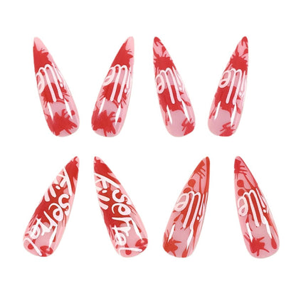 Trendige Stiletto Nagelkunst Extensions