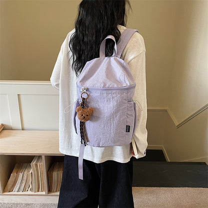 Lässiger Weicher Stoff Rucksack Brehn