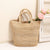 Handgefertigte Strandtasche Aus Geflochtenem Naturmaterial Brehn