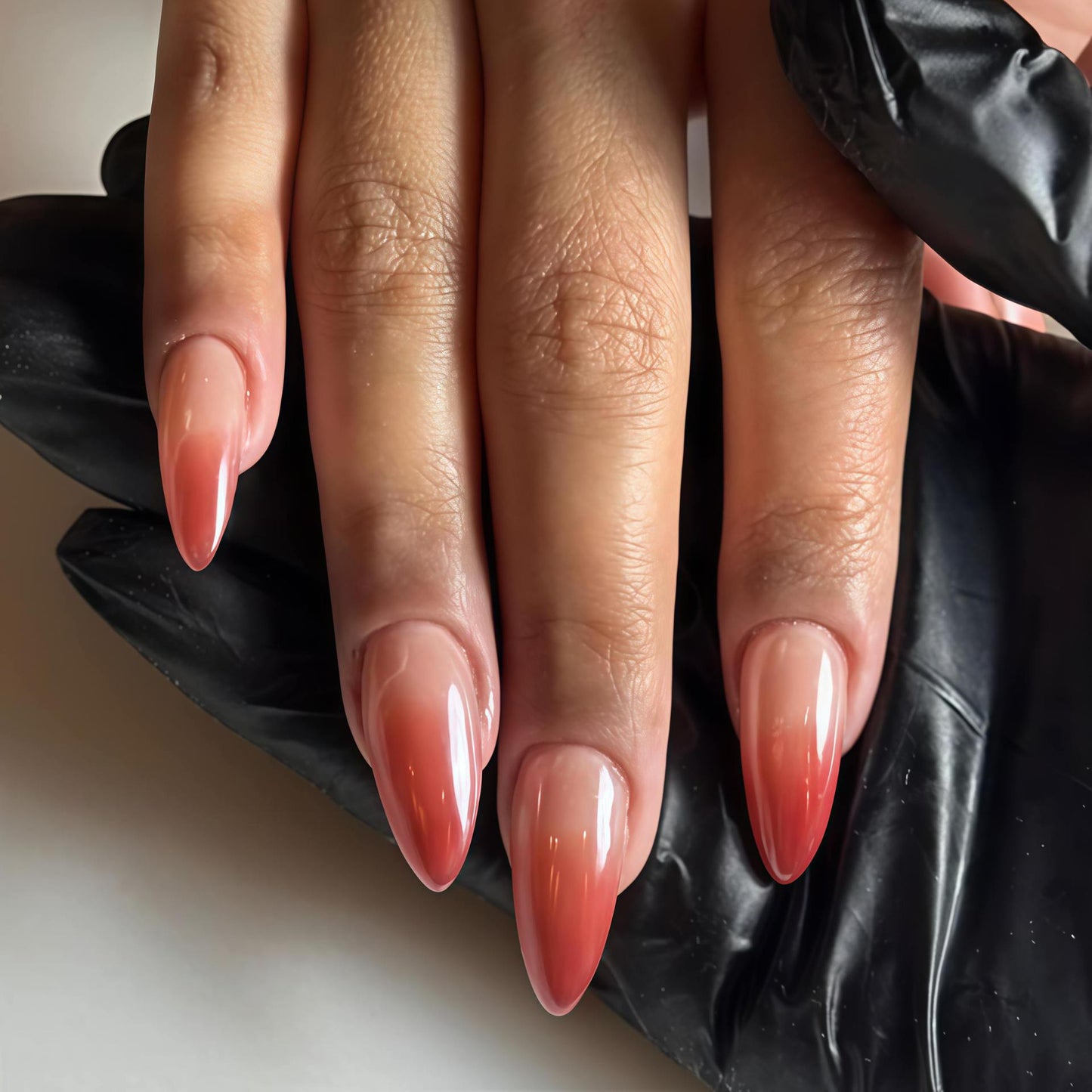 Elegante Ombre Stiletto Press-On Nagelset Brehn