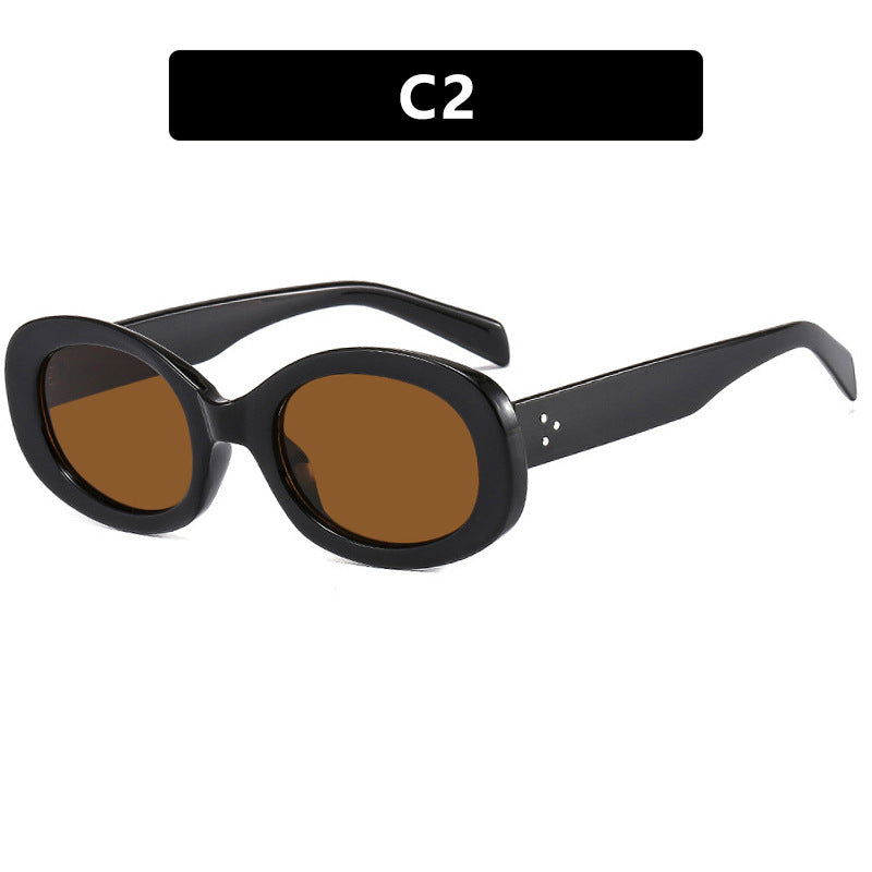 Damen modische Sonnenbrille im stilvollen Ovaldesign Brehn