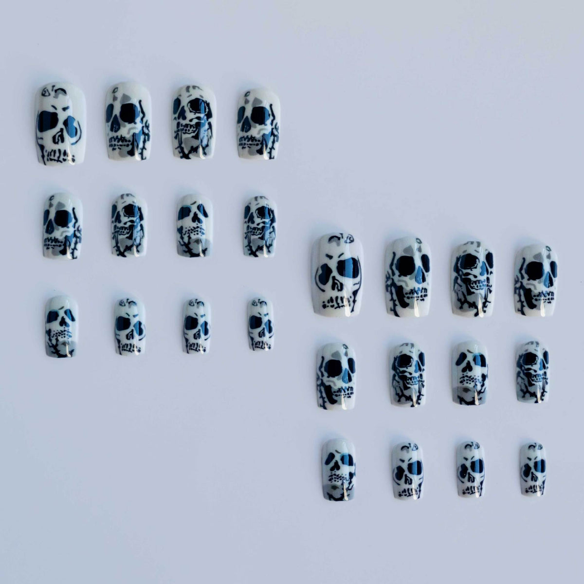 Gothic Skull Nagelkunst Set