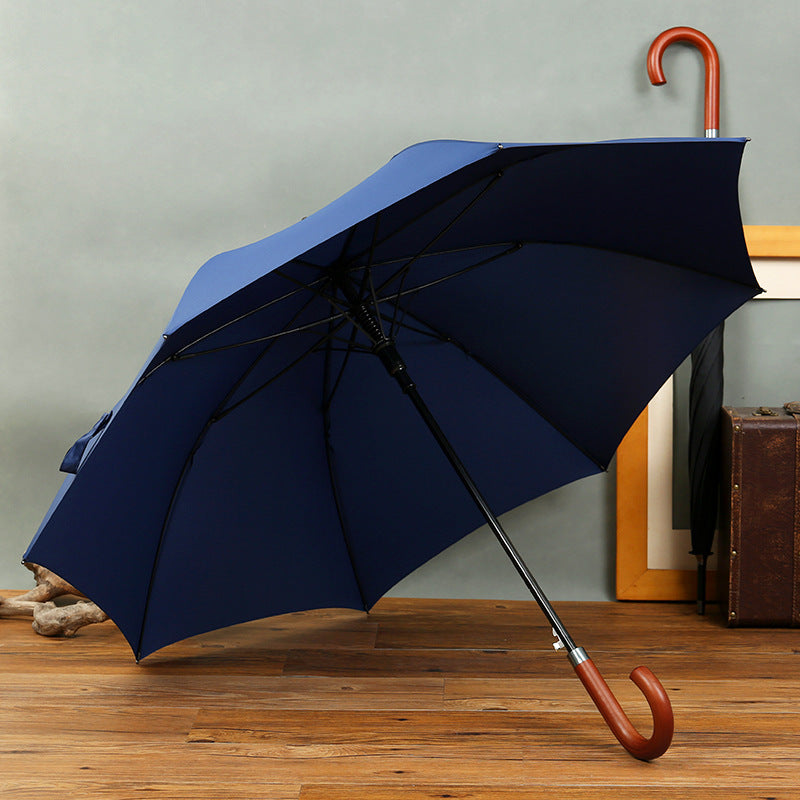 Damen Eleganter Stockschirm mit ergonomischem Griff Brehn