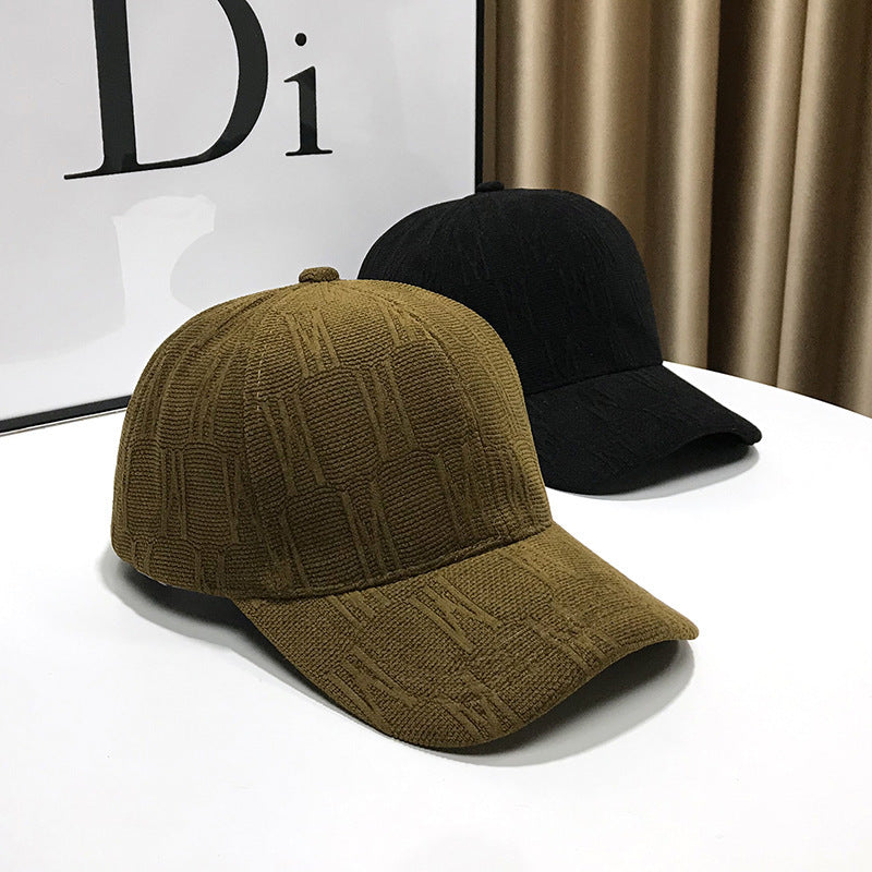Damen Texturierter Stoff Baseballcap Brehn