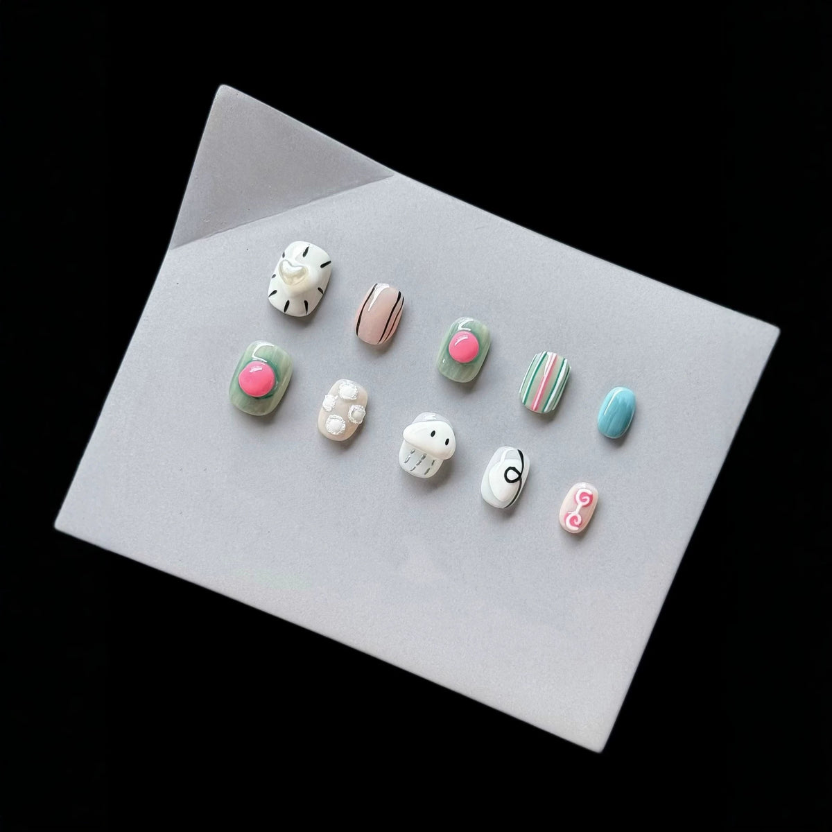 Kreative Press-On Nagelkunst Kollektion