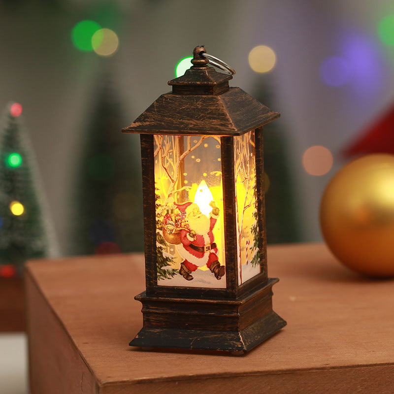 Nostalgische Weihnachtslaterne mit LED-Leuchte Brehn