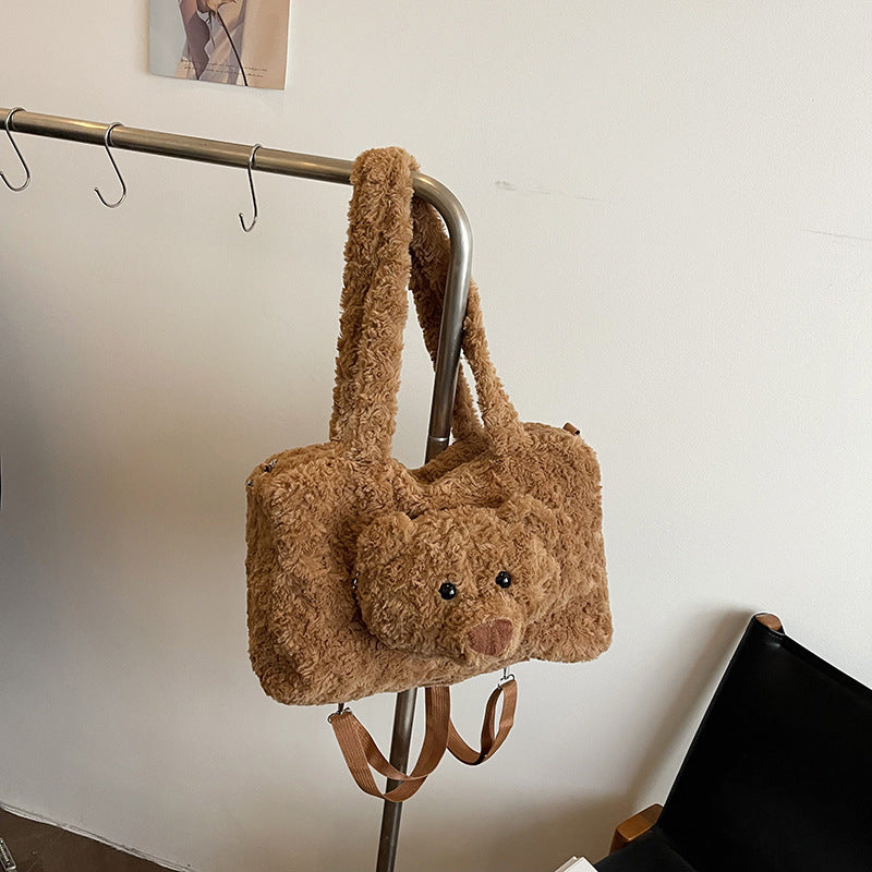 Plüsch-Handtasche mit Bärenmotiv Brehn