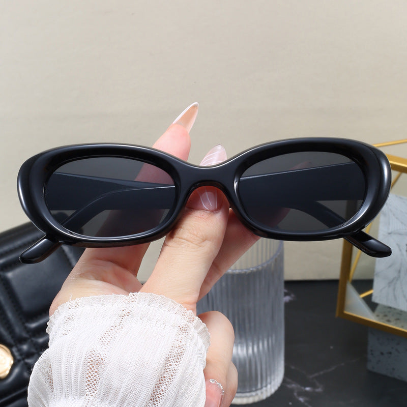 Damen modische Sonnenbrille mit ovalem Design und UV-Schutz Brehn