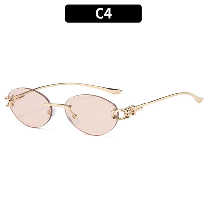 Elegante ovale Rahmen-Sonnenbrille  1787663773