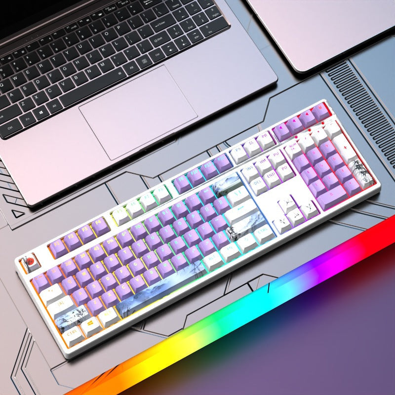 Custom Gaming-Tastatur mit RGB-Hintergrundbeleuchtung Brehn