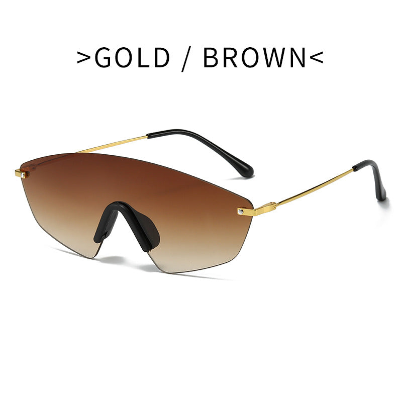 Damen moderne Oversized-Sonnenbrille Brehn