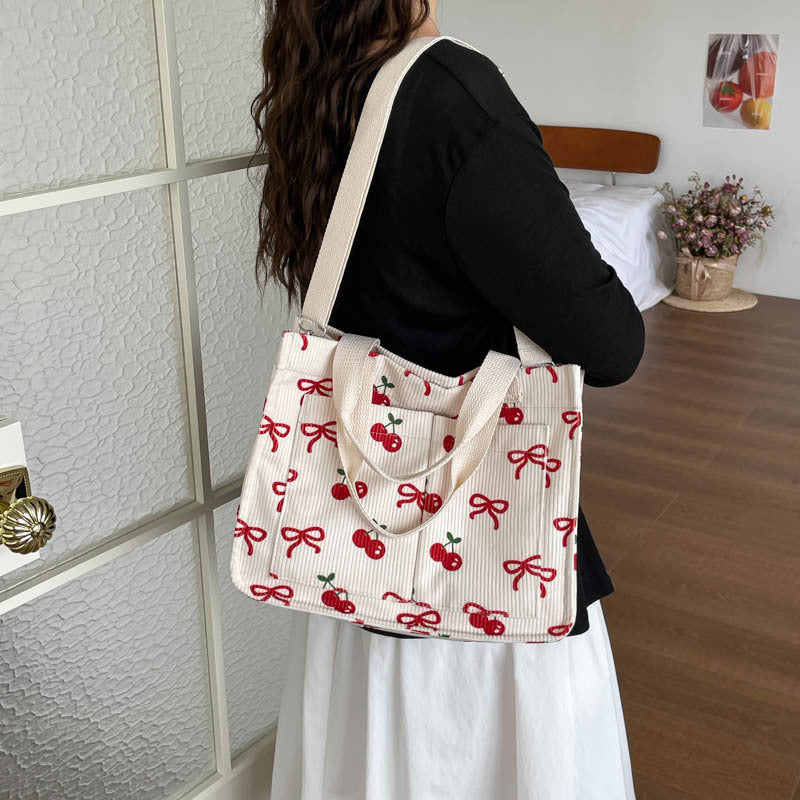 WoFloral Print Utility Tote Bag Brehn