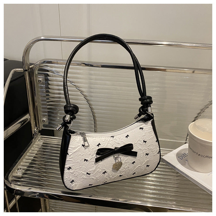 Charmante mit Schleifenverzierung Handtasche Brehn
