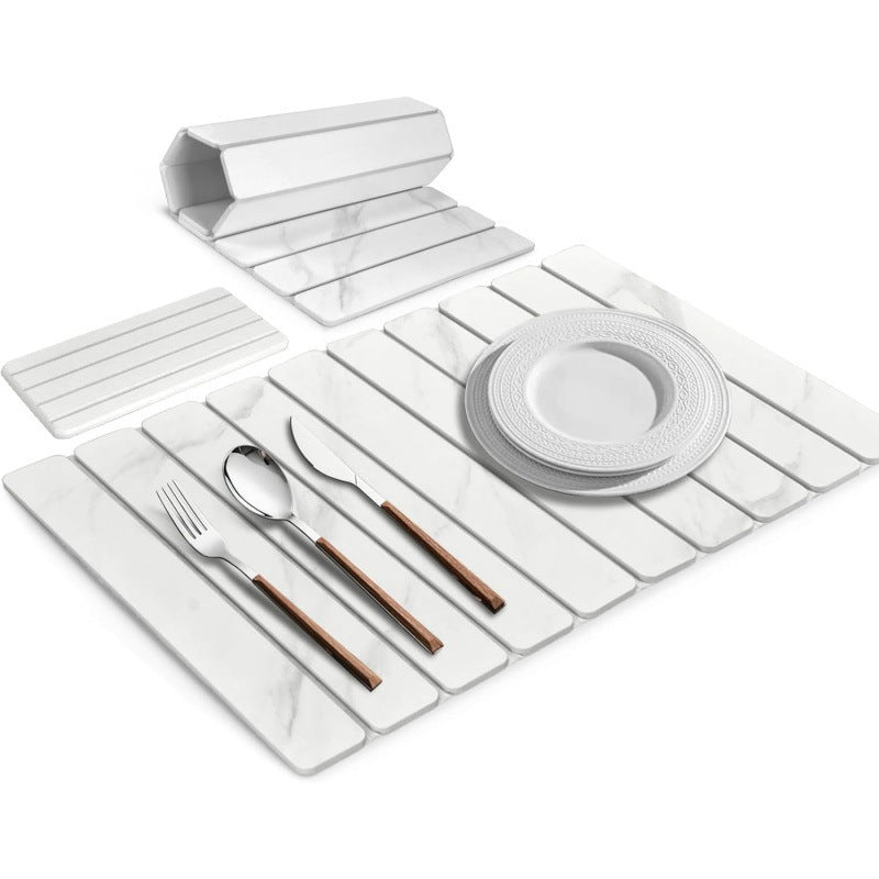 Elegante Marmor Design Küchenplatzsets