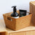Unisex Aufbewahrungskorb aus handgewebtem Naturmaterial Brehn