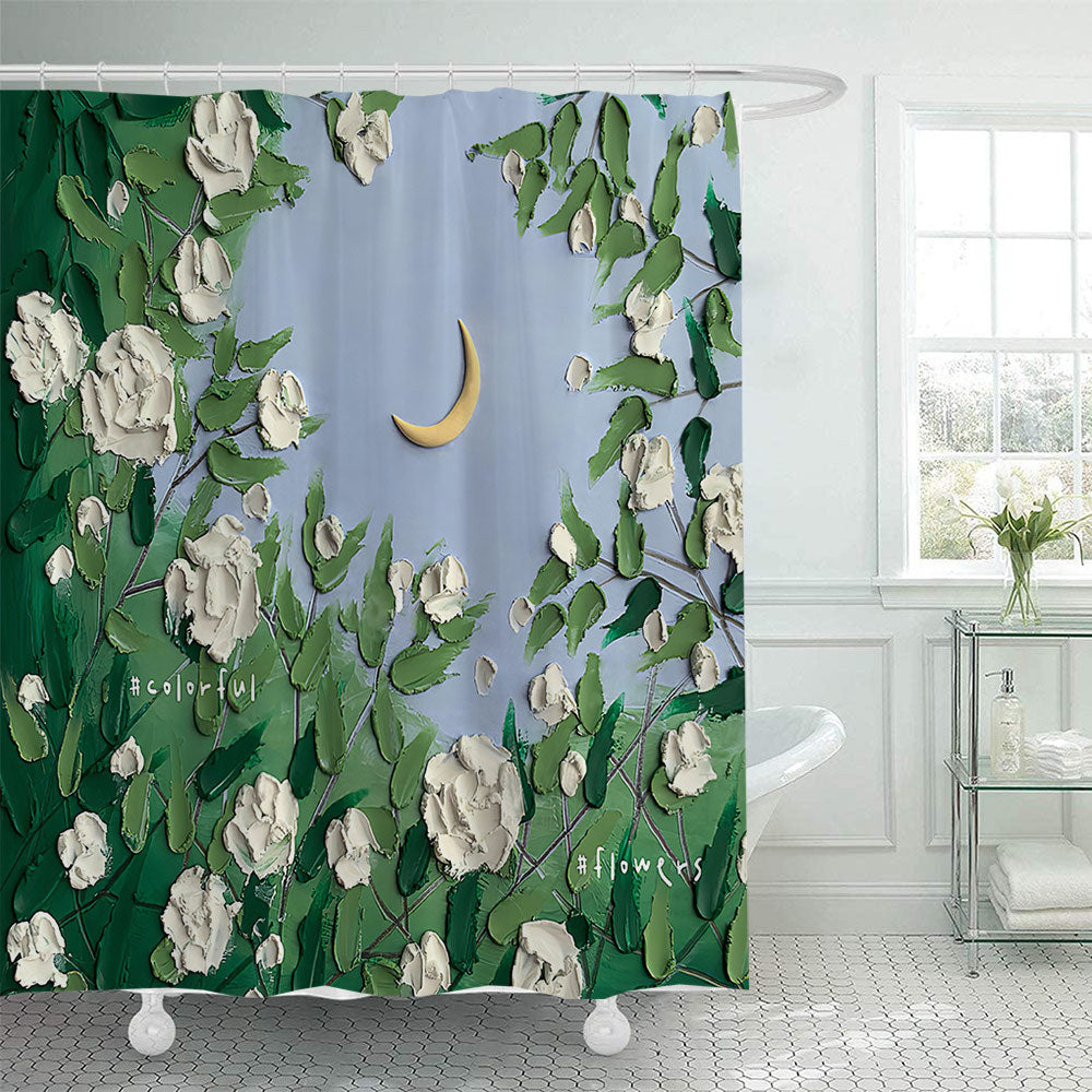 Florale Kunst Duschvorhang Brehn