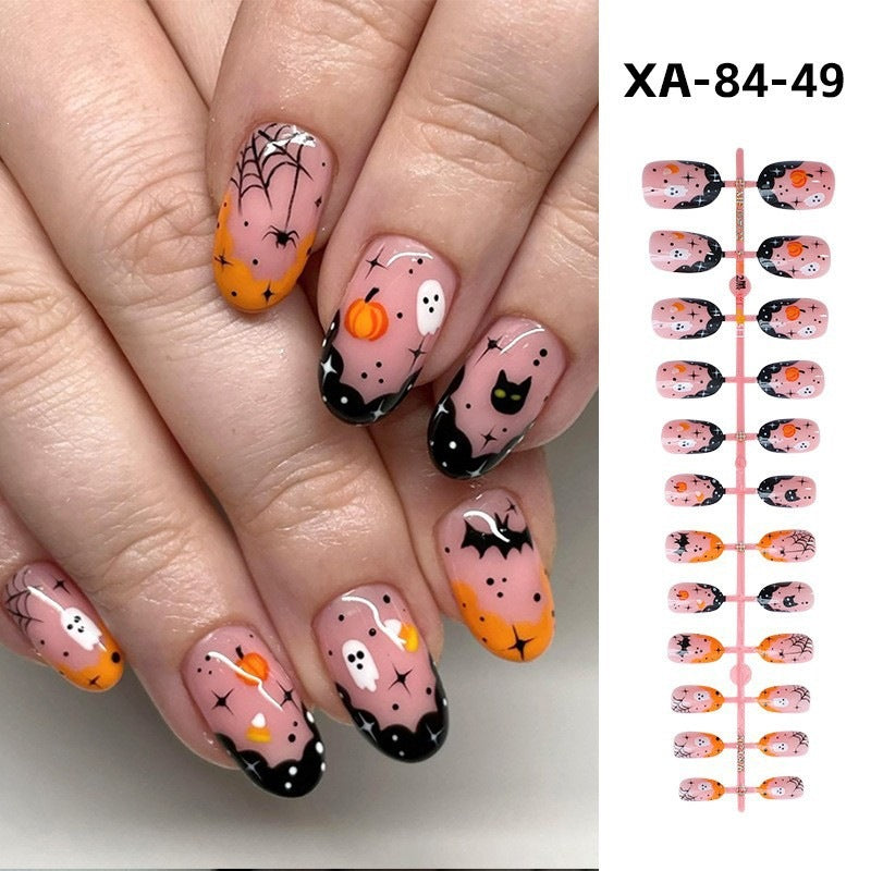 Kreatives Halloween Kunstnagelset Brehn