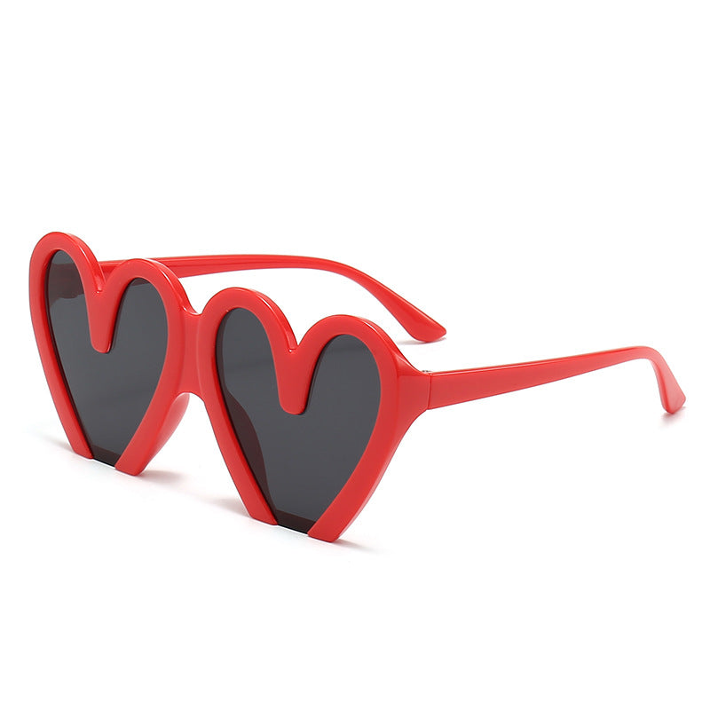 Damen modische Sonnenbrille im einzigartigen Herzdesign Brehn