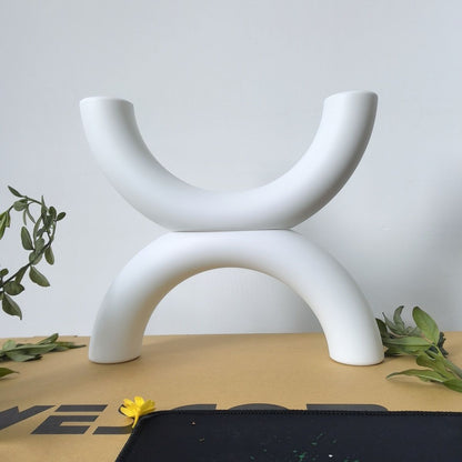 Zeitgenössische geschwungene Blumenvase Brehn