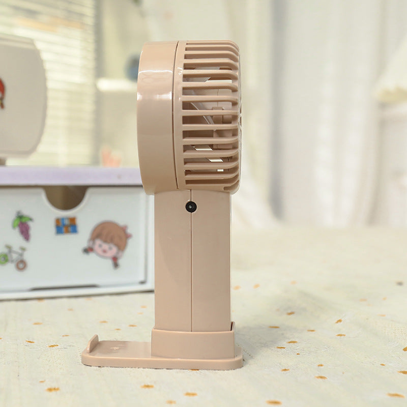 Damen tragbarer Mini-Handventilator mit USB-Anschluss und ergonomischem Design Brehn