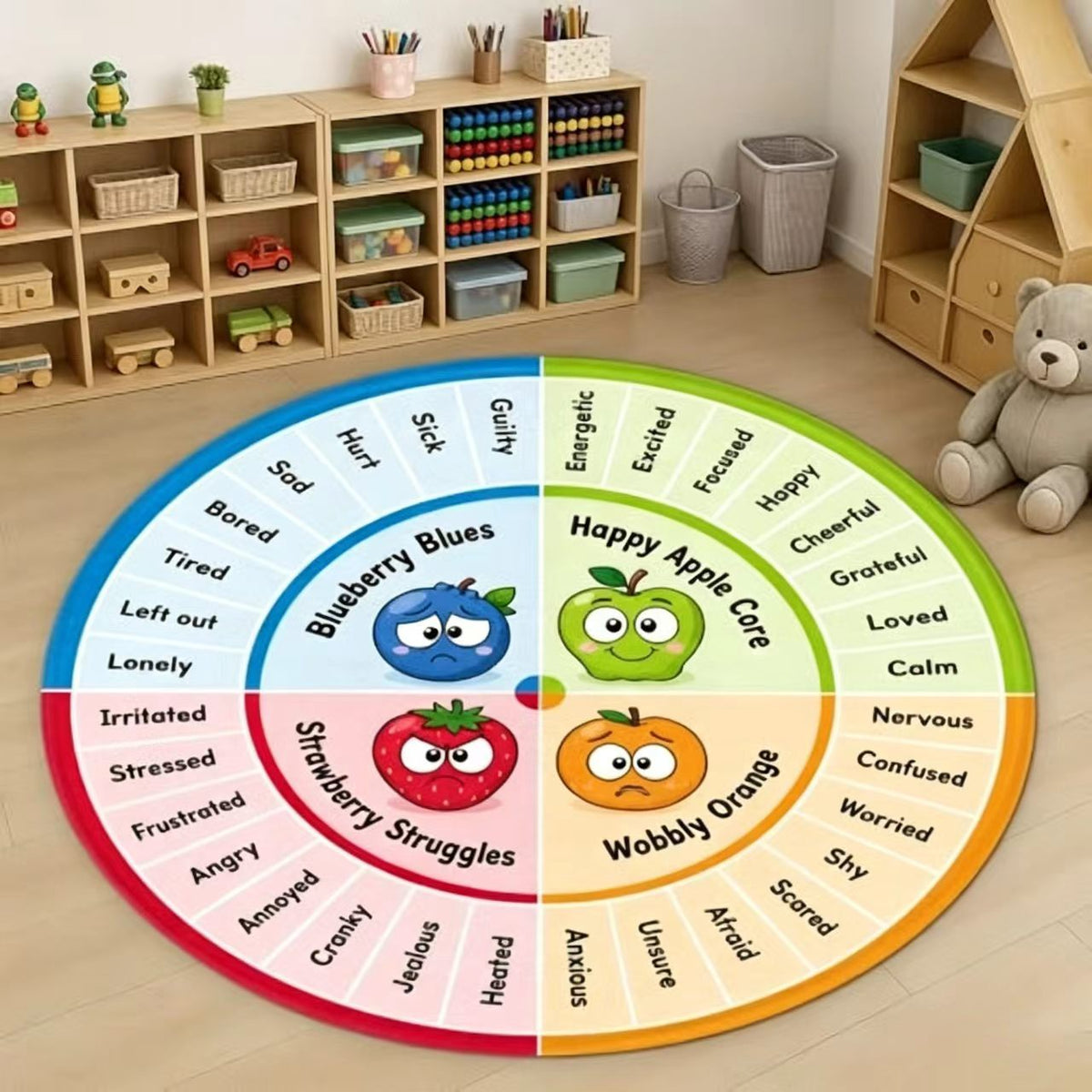 Bildungsinteraktiver Lernteppich