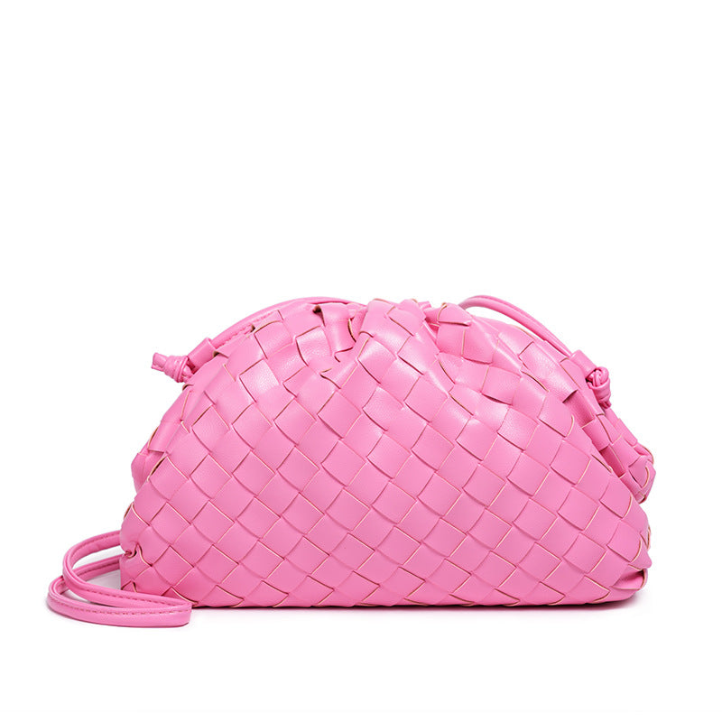 Texturierte Gewebte Handheld Clutch Brehn