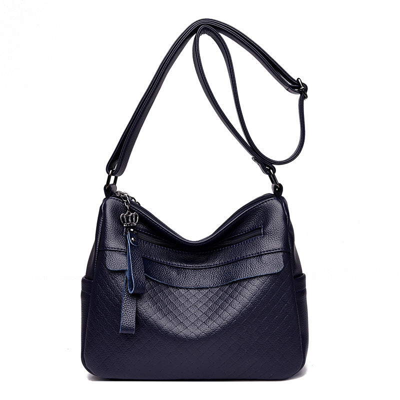 Texturierte gesteppte Schultertasche Brehn