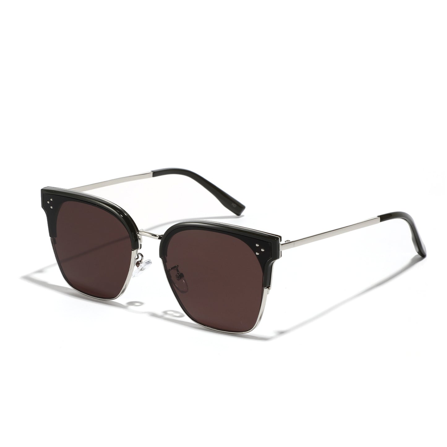 Damen modische Sonnenbrille mit markantem Design und kontrastreichem Rahmen Brehn