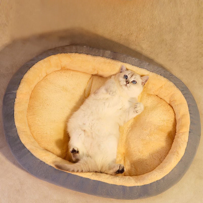 Plüsch Ergonomisches Hundebett