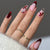 Kunstnagelset mit elegantem Blüten- und Farbverlauf Brehn