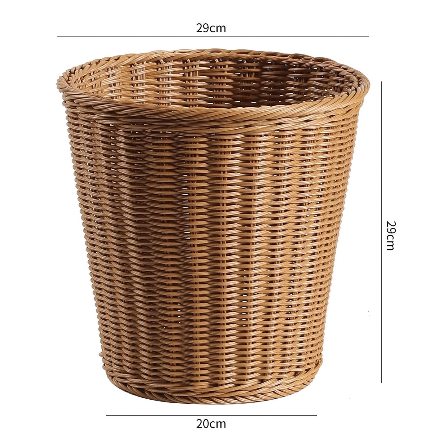 Dekorative Geflochtene Mülltonne Brehn