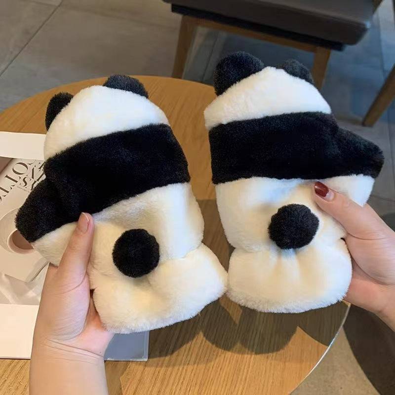 Niedliche katzenmotivierte Plüschhandschuhe Brehn
