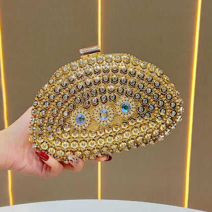 Glamouröse Strass Abendtasche