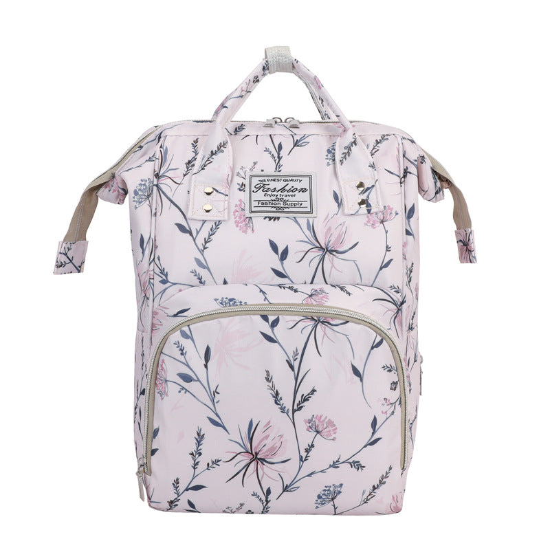 Blumenmuster Multi-Funktions-Wickelrucksack Brehn