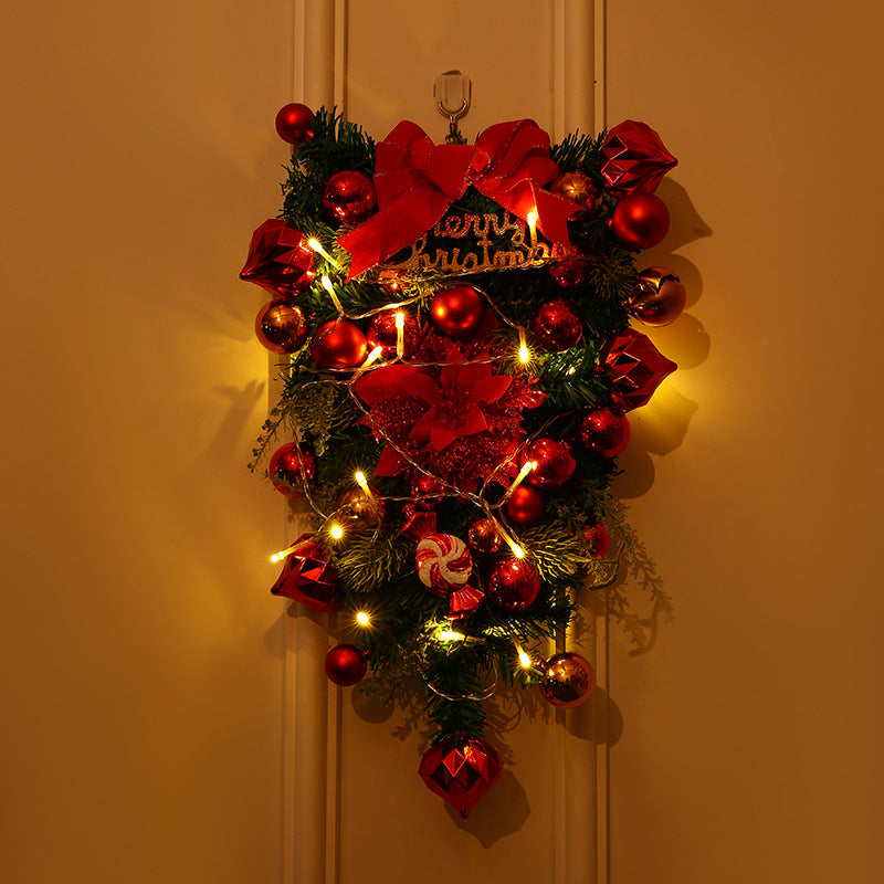 Festliche Weihnachtskranz Dekoration Brehn
