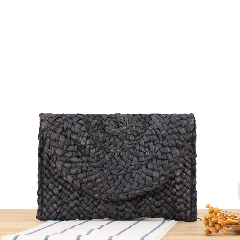 Clutch Aus Handgefertigtem Korbgewebe Brehn