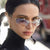 Damen sportliche Sonnenbrille mit modischem Metallschutz Brehn