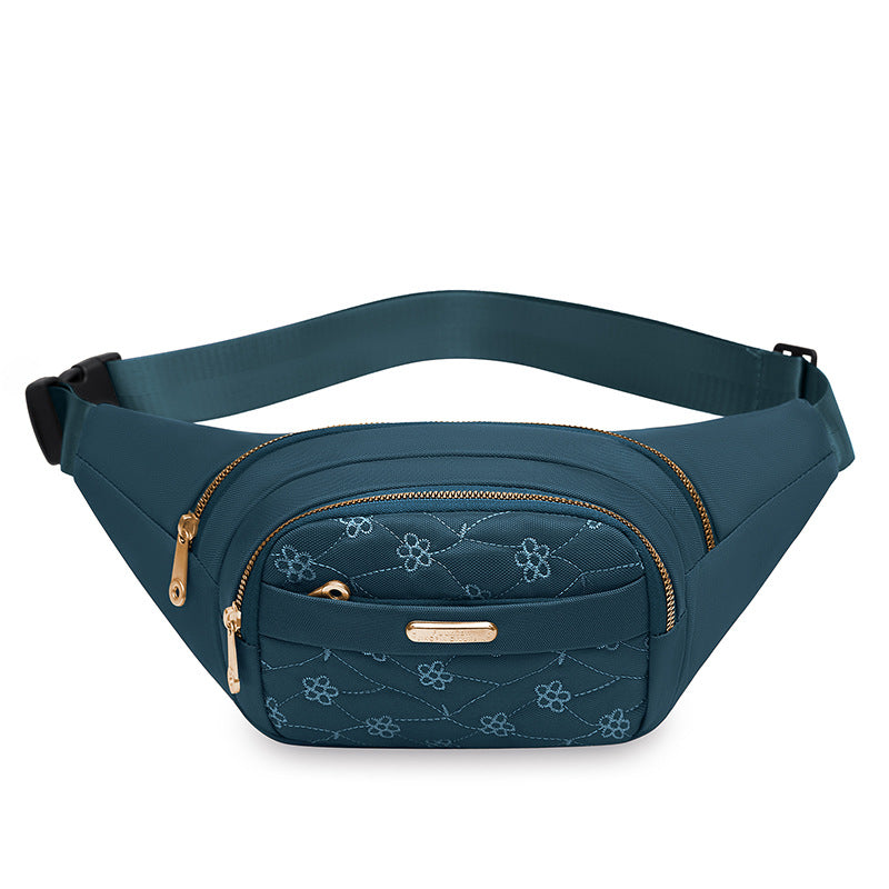 Elegante floral designte Gürteltasche Brehn