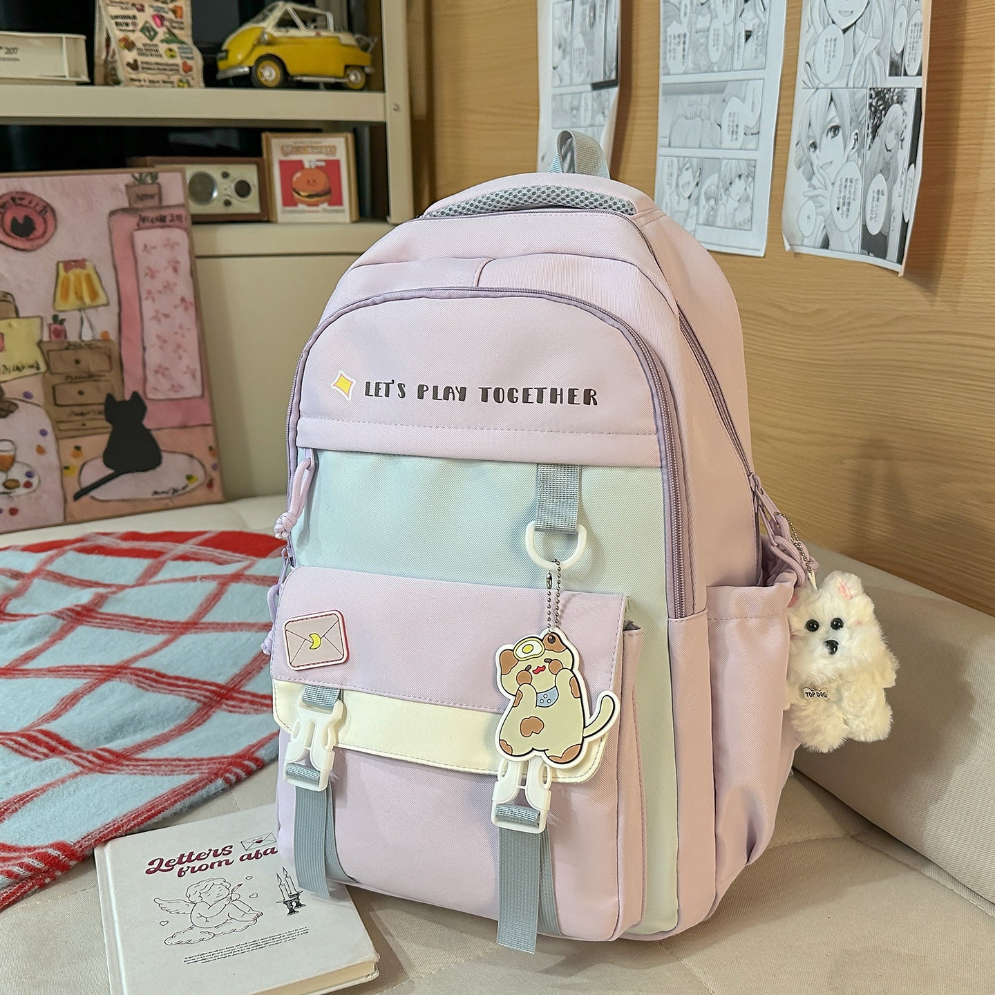 Rucksack mit Verspieltem Design und Innovativen Fächern Brehn