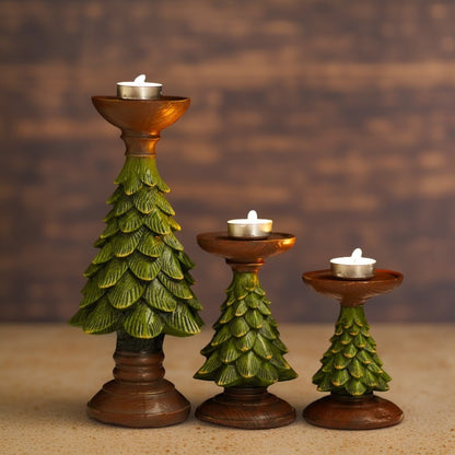 Dekorative Kerzenhalter mit Tannenbaum-Design Brehn