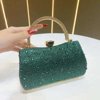 Elegante mit Strass verziertes Clutch
