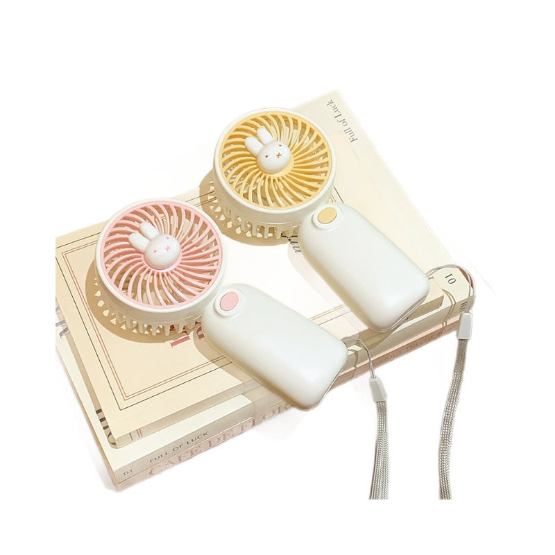 Tragbarer Mini Ventilator mit Niedlichem Hasenmotiv Brehn