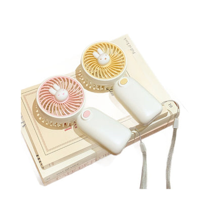 Tragbarer Mini Ventilator mit Niedlichem Hasenmotiv Brehn