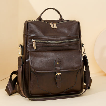 Vielseitiger Leder-Rucksack Brehn