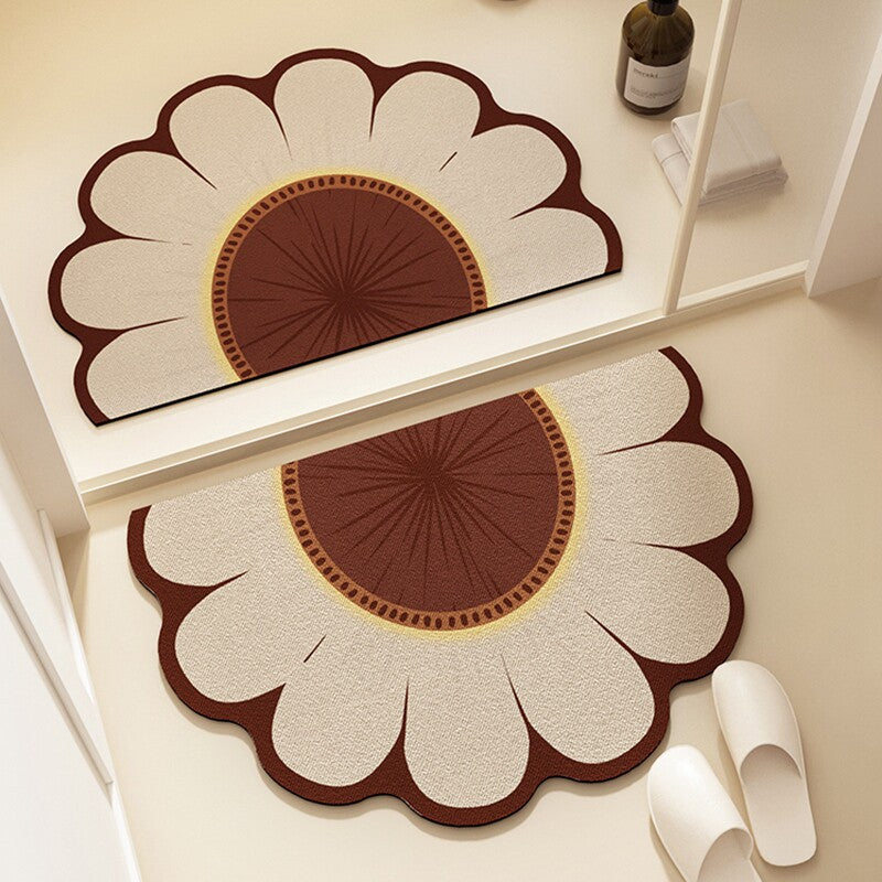 Floral Pattern Badmatte Brehn